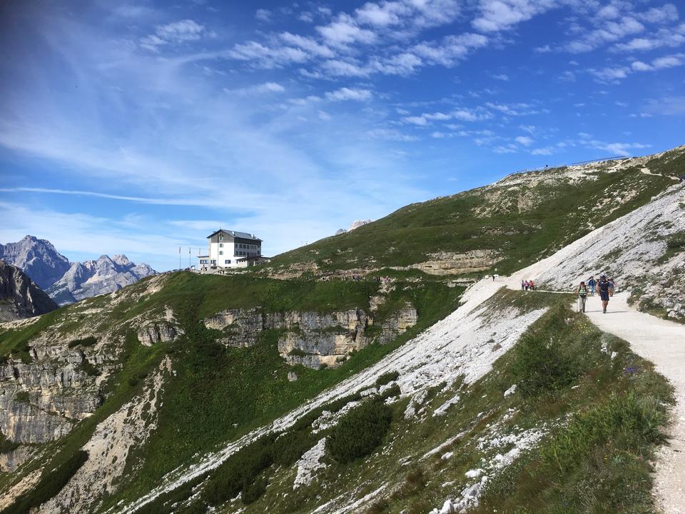 Free download high resolution image - free image free photo free stock image public domain picture  Dolomites mountain panorama and Locatelli Refuge