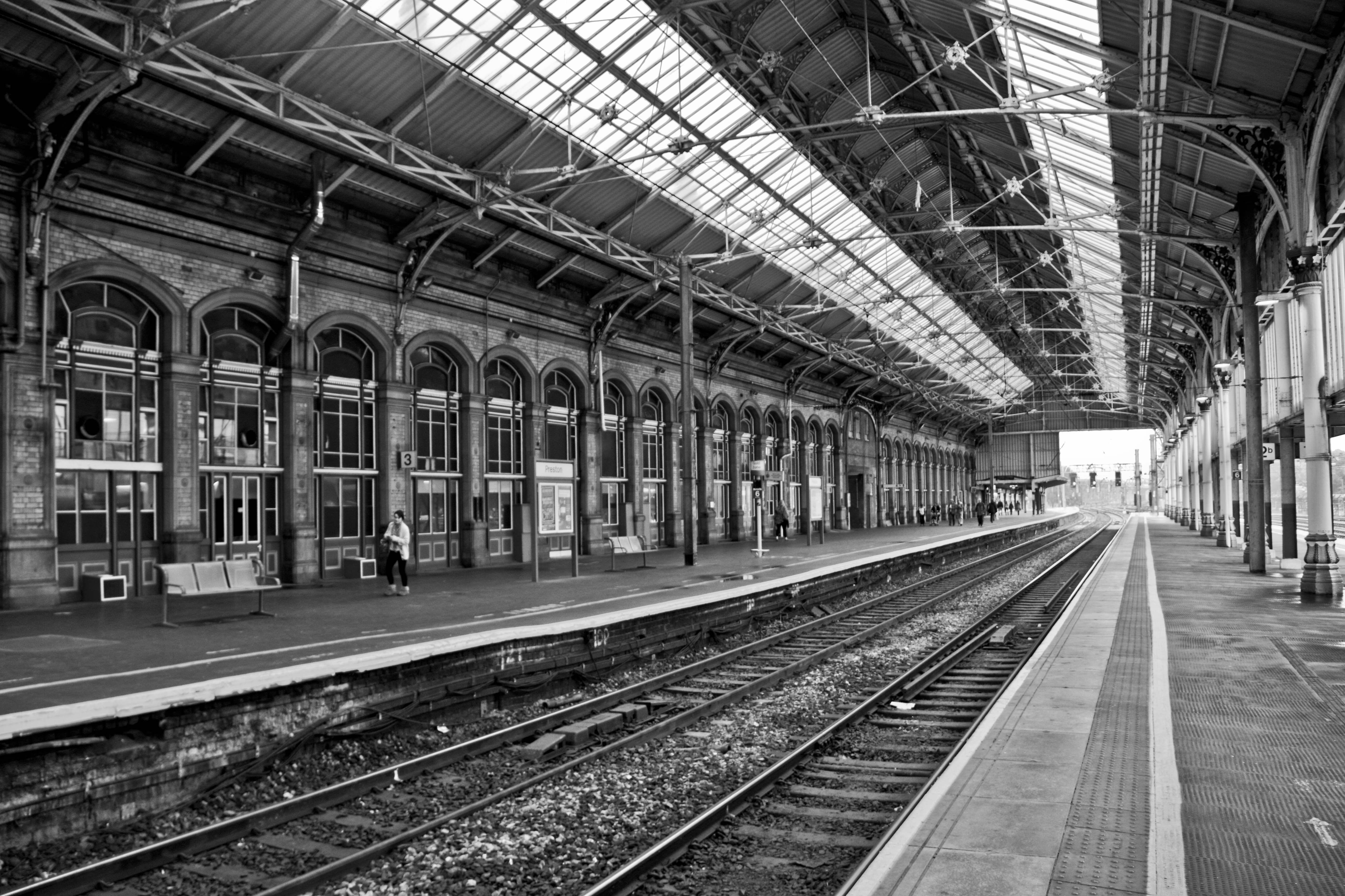 Free download high resolution image - free image free photo free stock image public domain picture -Preston Railway station in black and white