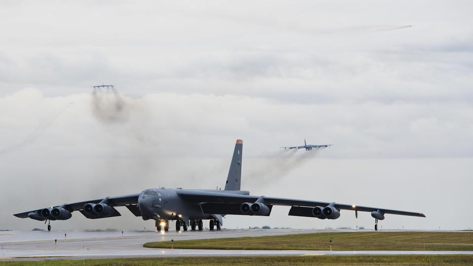 Free download high resolution image - free image free photo free stock image public domain picture  A B-52H Stratofortress taxis down the runway