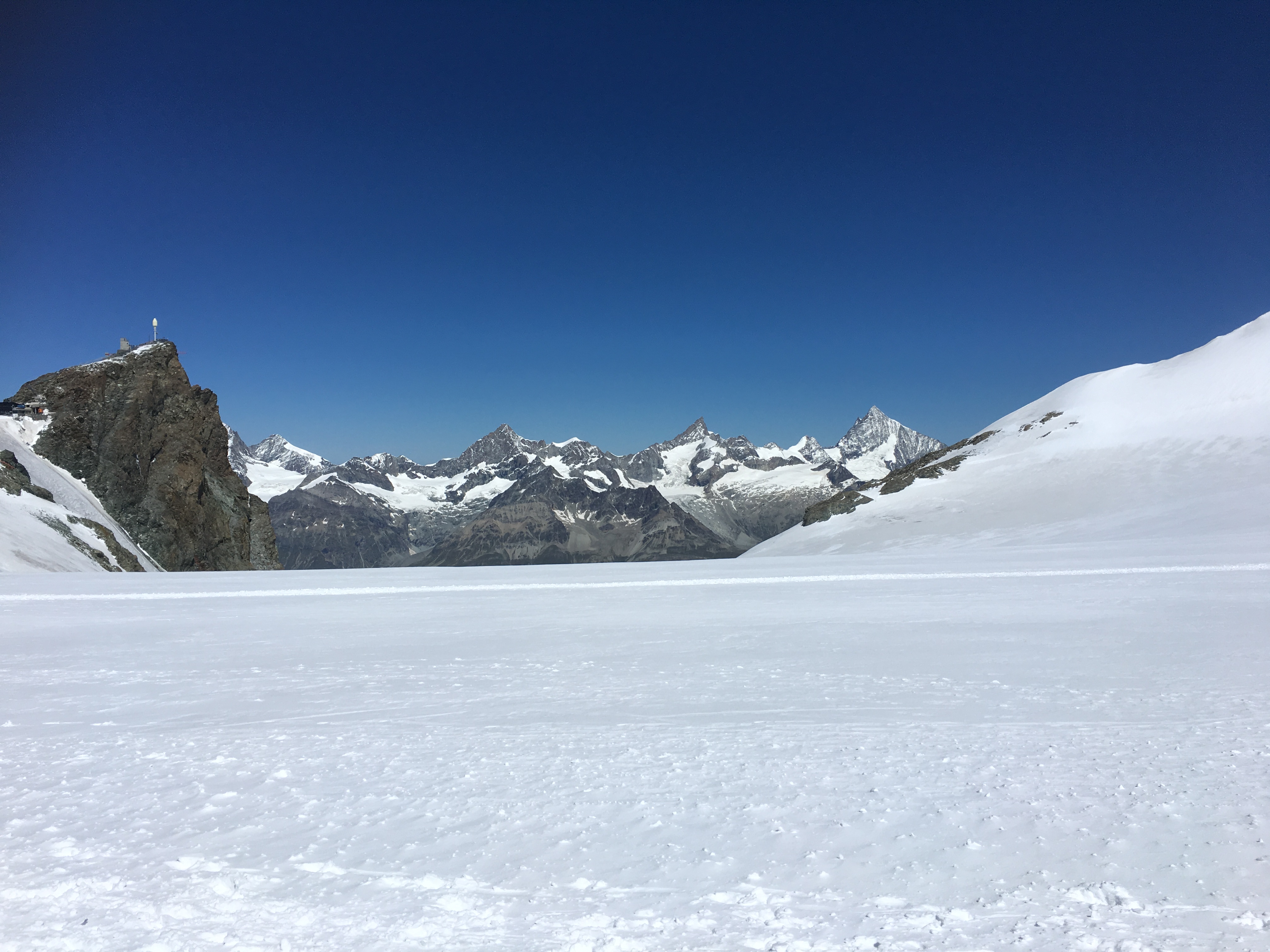 Free download high resolution image - free image free photo free stock image public domain picture -Roccia Nera and slope of Breithorn Gorner glacier Matterhorn