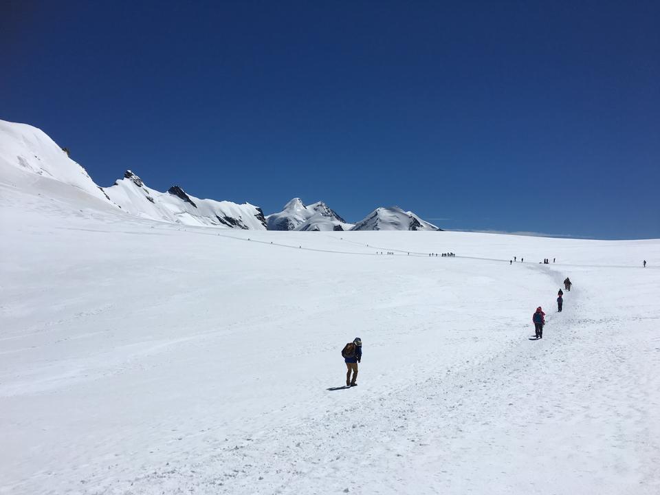 Free download high resolution image - free image free photo free stock image public domain picture  Roccia Nera and slope of Breithorn Gorner glacier Matterhorn