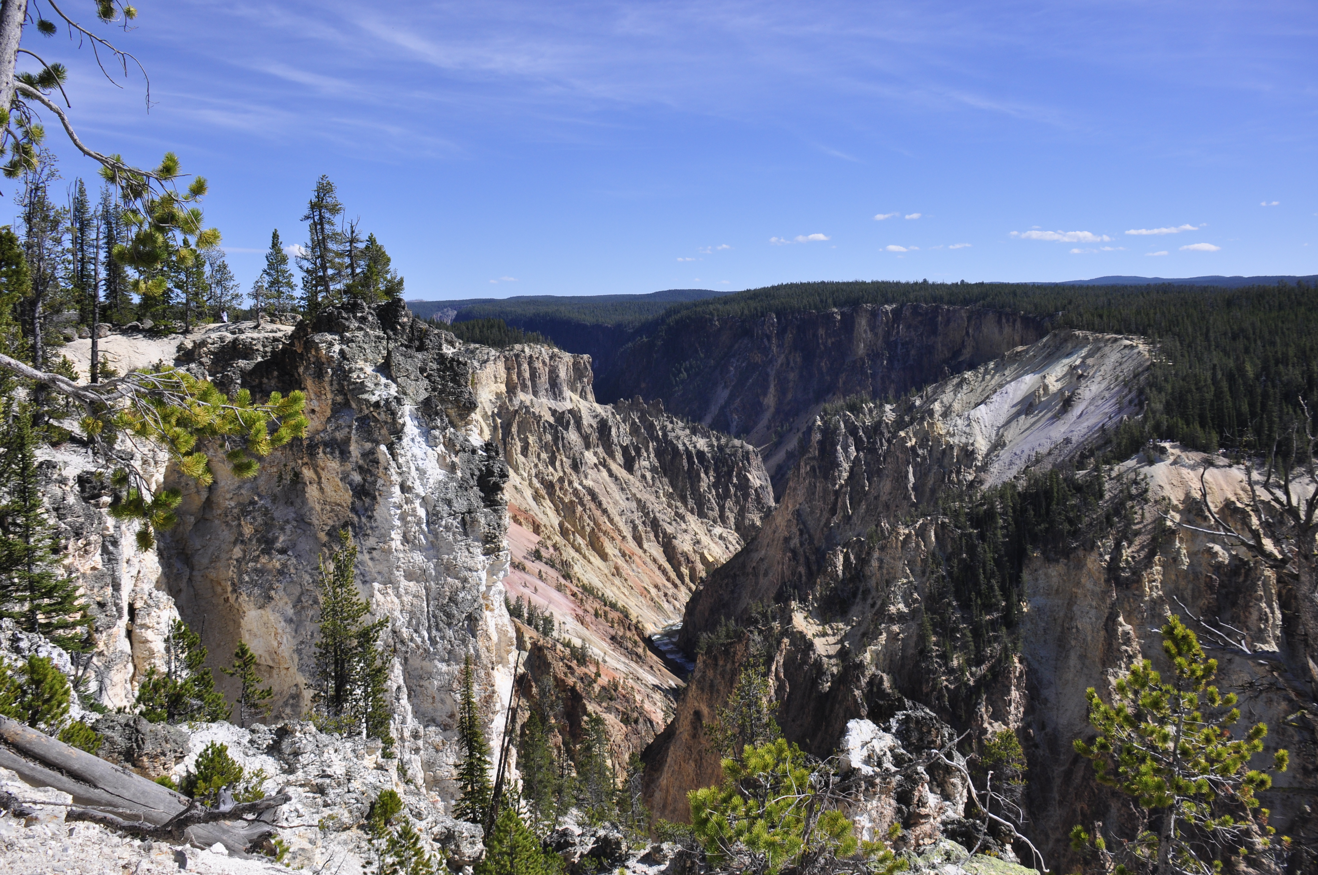 Free download high resolution image - free image free photo free stock image public domain picture -Magnificent falls in a canyon of Yellowstone national park