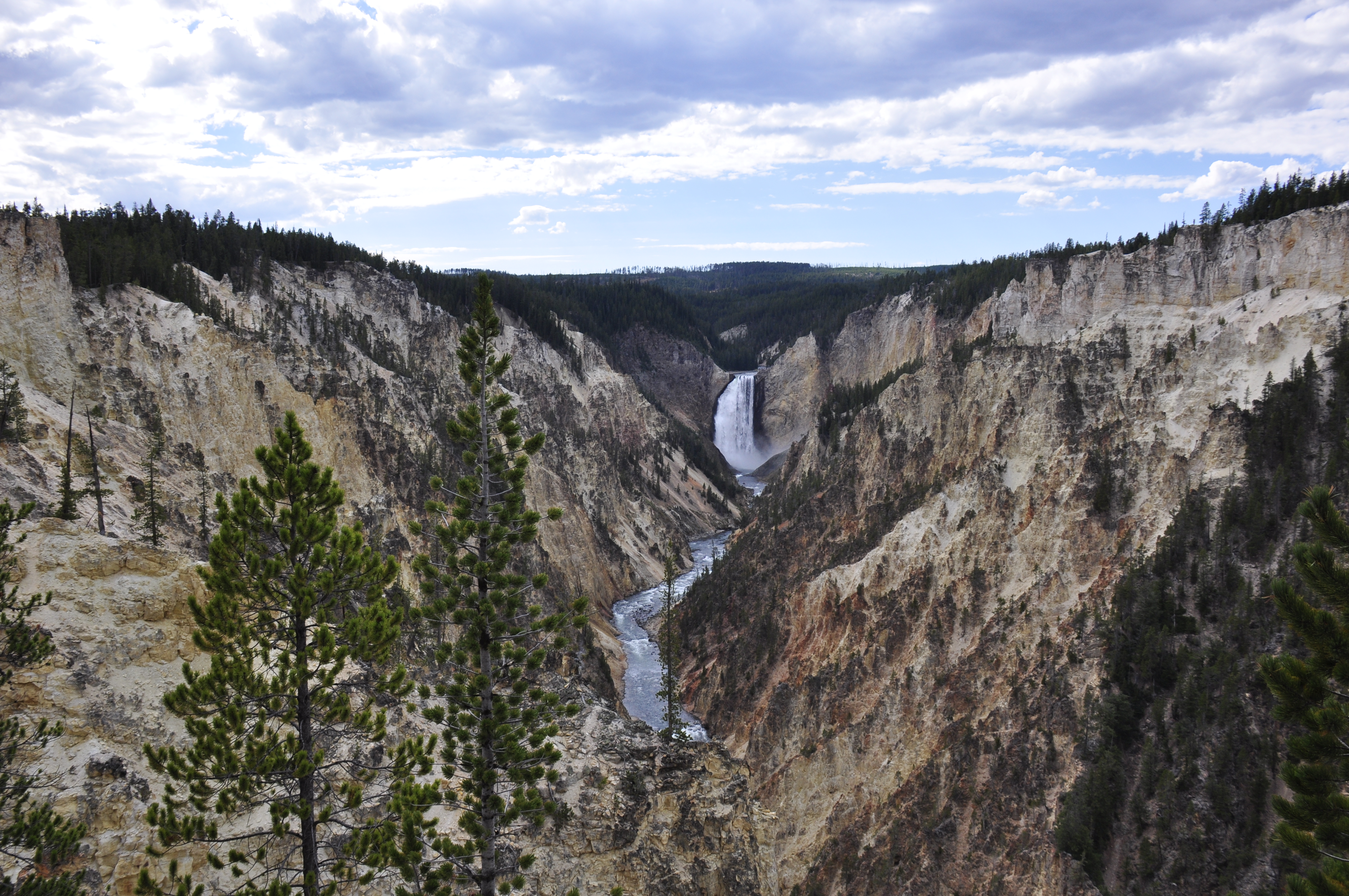 Free download high resolution image - free image free photo free stock image public domain picture -Beautiful summer view of the Lower Falls of the Yellowstone River