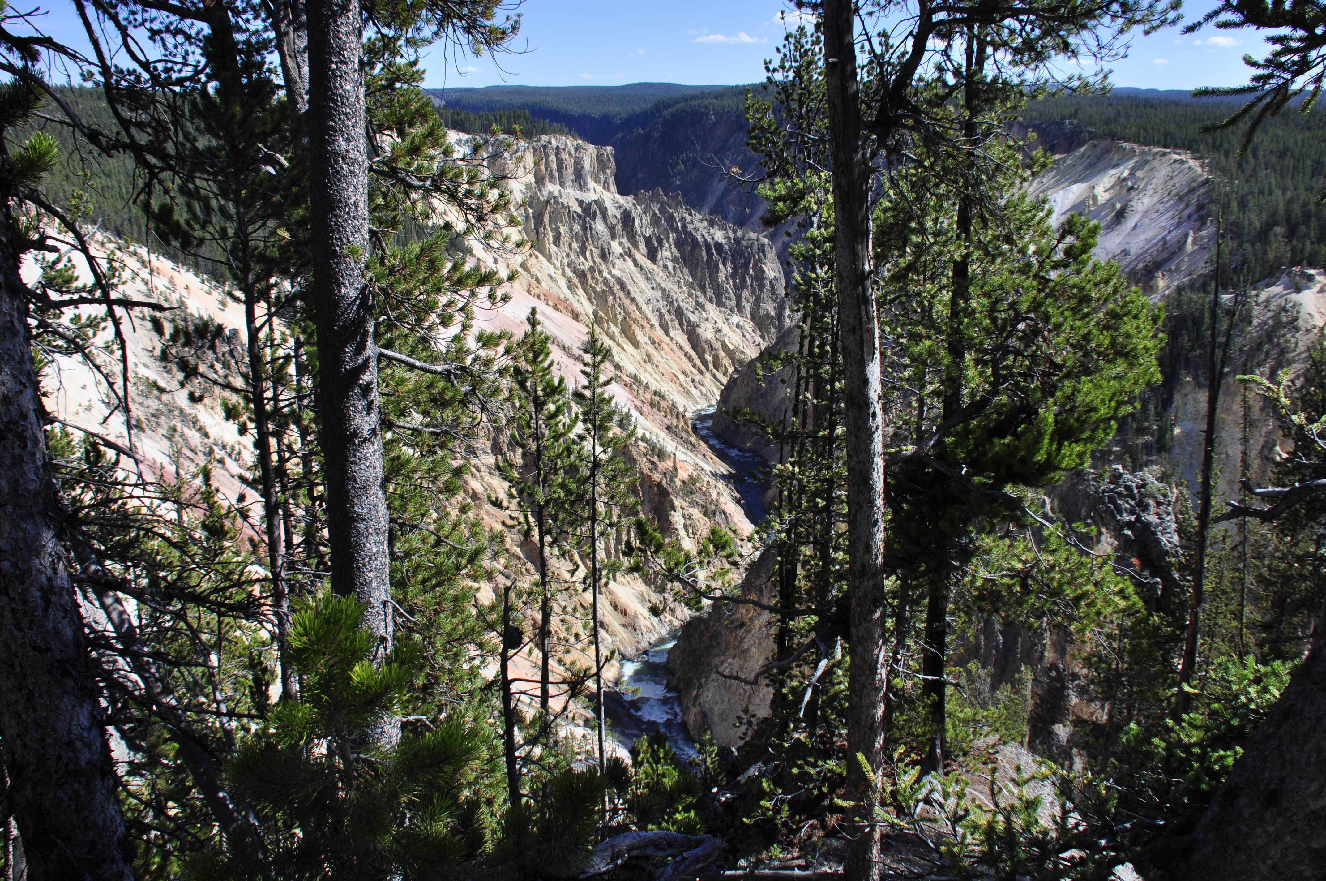 Free download high resolution image - free image free photo free stock image public domain picture -Magnificent falls in a canyon of Yellowstone national park