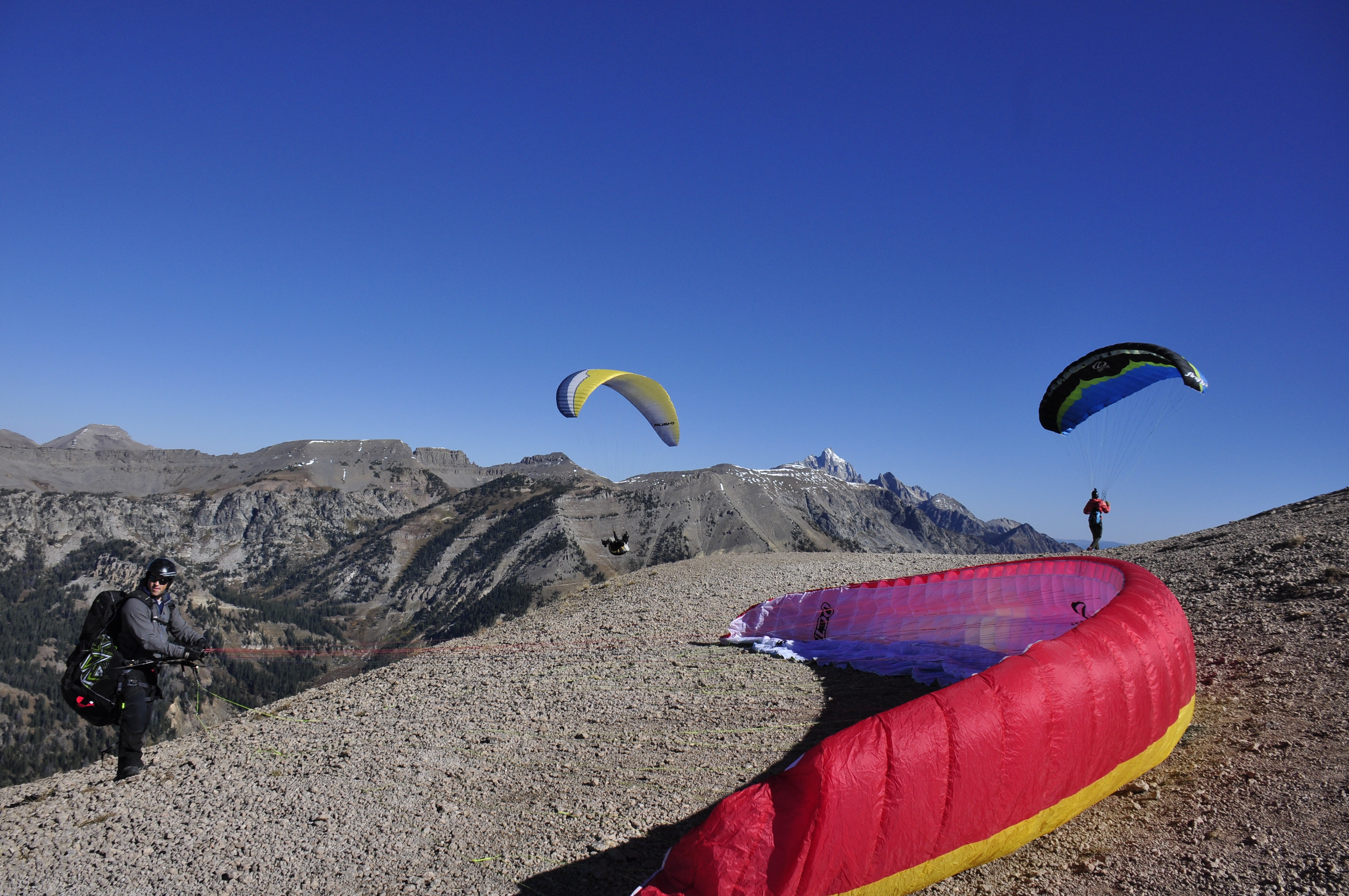 Free download high resolution image - free image free photo free stock image public domain picture -Paraglider taking off from a mountain