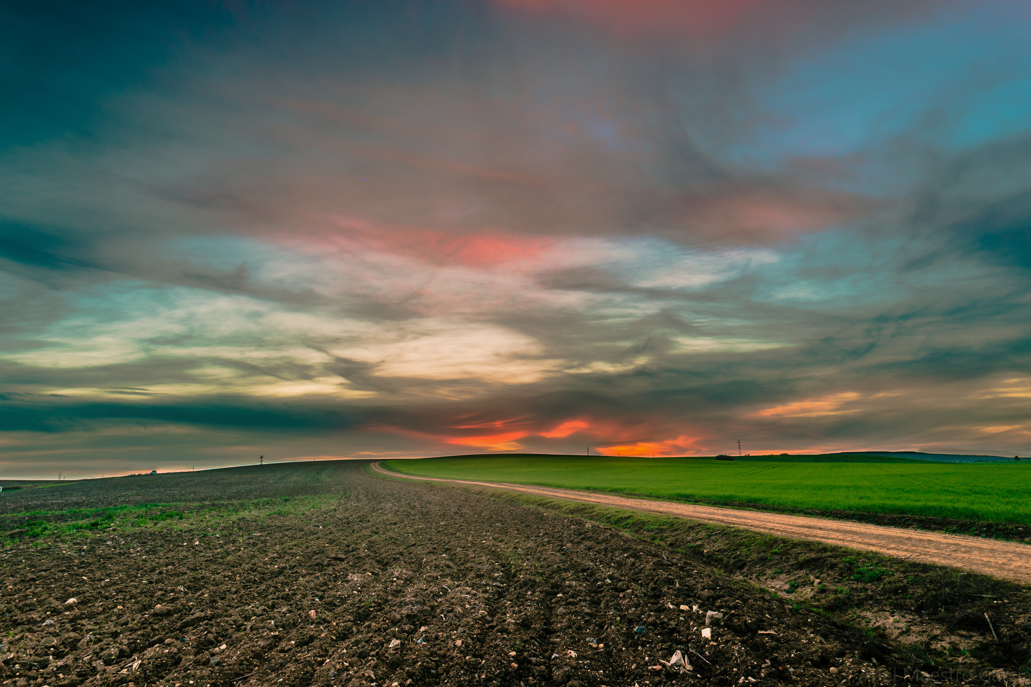 Free download high resolution image - free image free photo free stock image public domain picture -Green Field and Beautiful Sunset