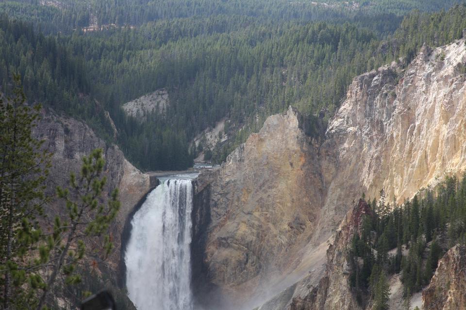 Free download high resolution image - free image free photo free stock image public domain picture  Lower Falls on the Grand Canyon of the Yellowstone