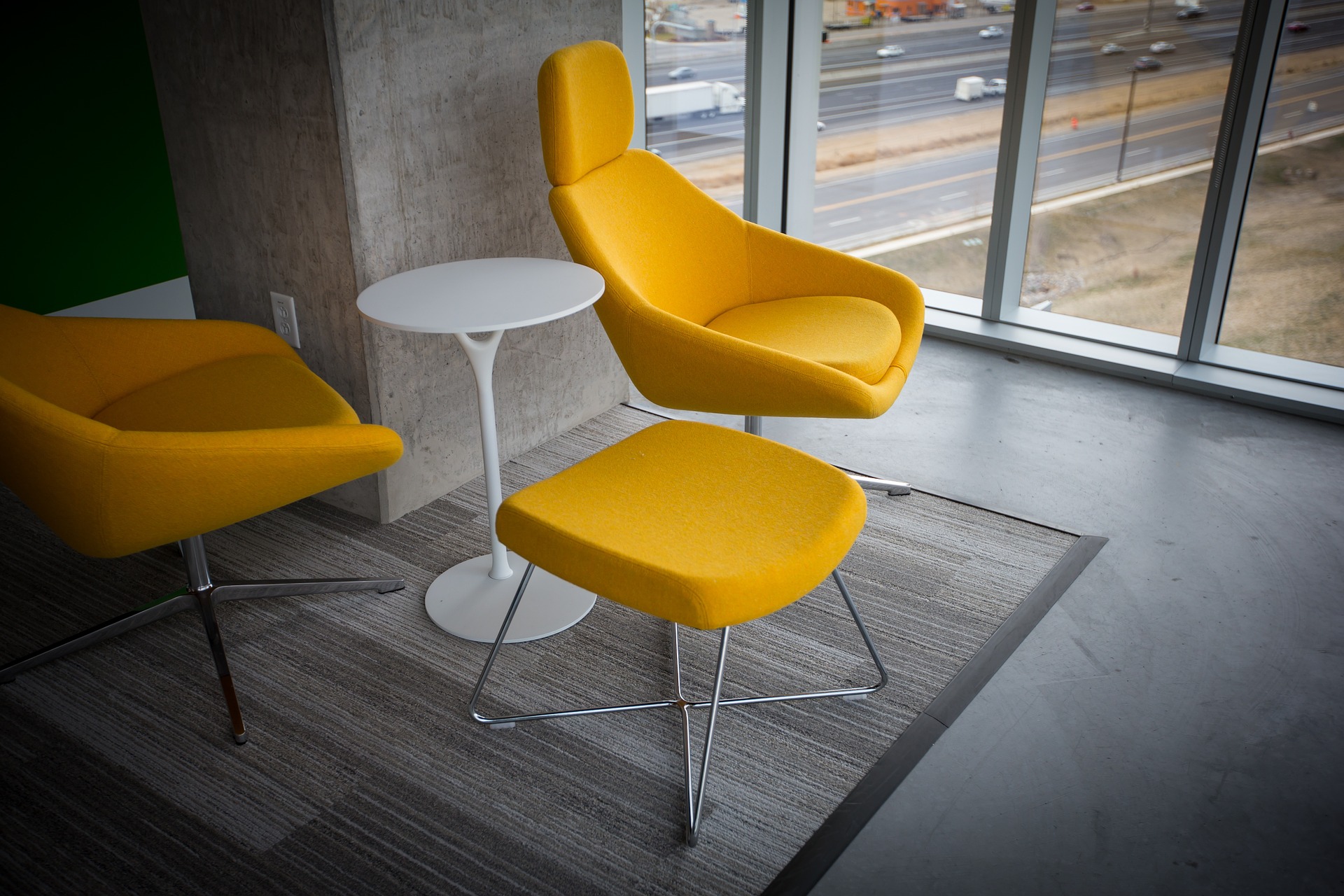 Free download high resolution image - free image free photo free stock image public domain picture -Yellow chair in elegant modern lounge