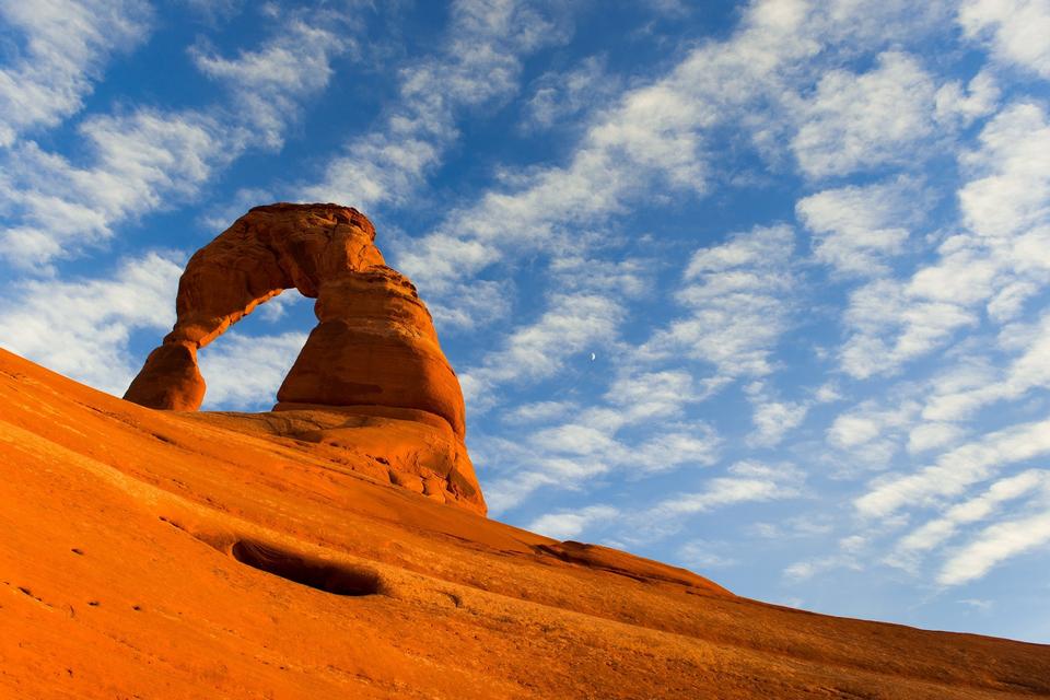 Free download high resolution image - free image free photo free stock image public domain picture  Delicate Arch at sunset in Arches National Park, Utah, USA.