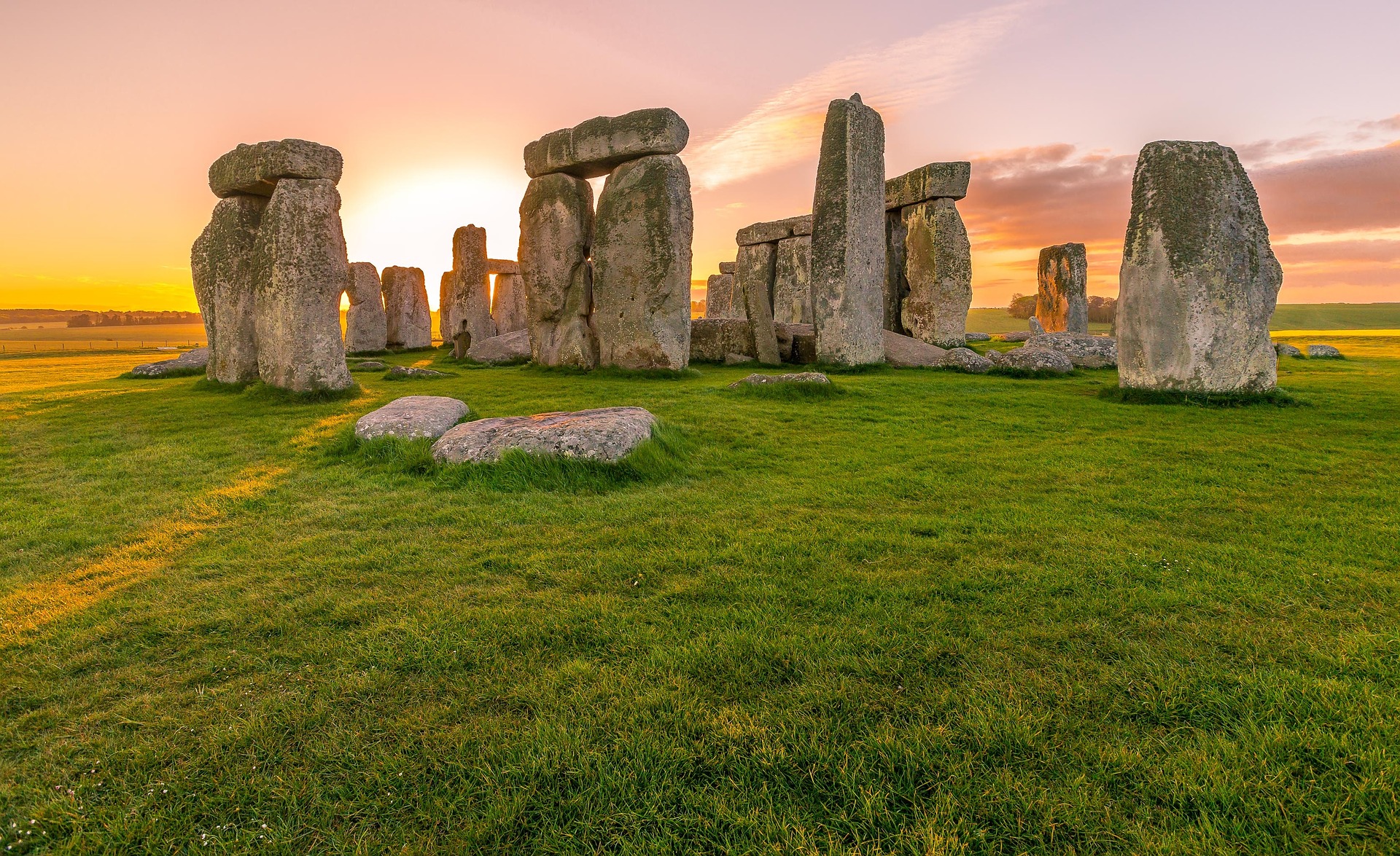 Free download high resolution image - free image free photo free stock image public domain picture -Fantasy sunset at Stonehenge with dramatic sky and sun rays