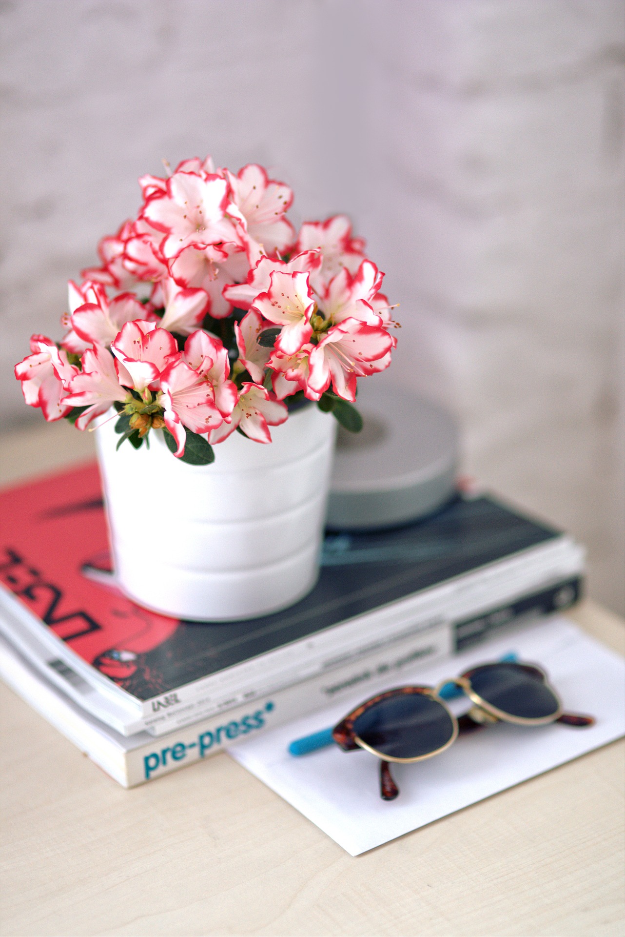 Free download high resolution image - free image free photo free stock image public domain picture -Summer bouquet of  pink eustomas in an antique wooden table