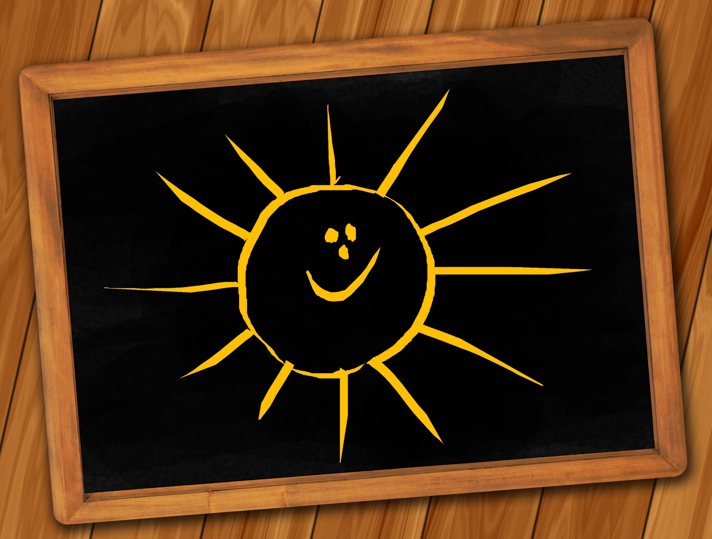 Free download high resolution image - free image free photo free stock image public domain picture -Black chalkboard. Drawn smile sun