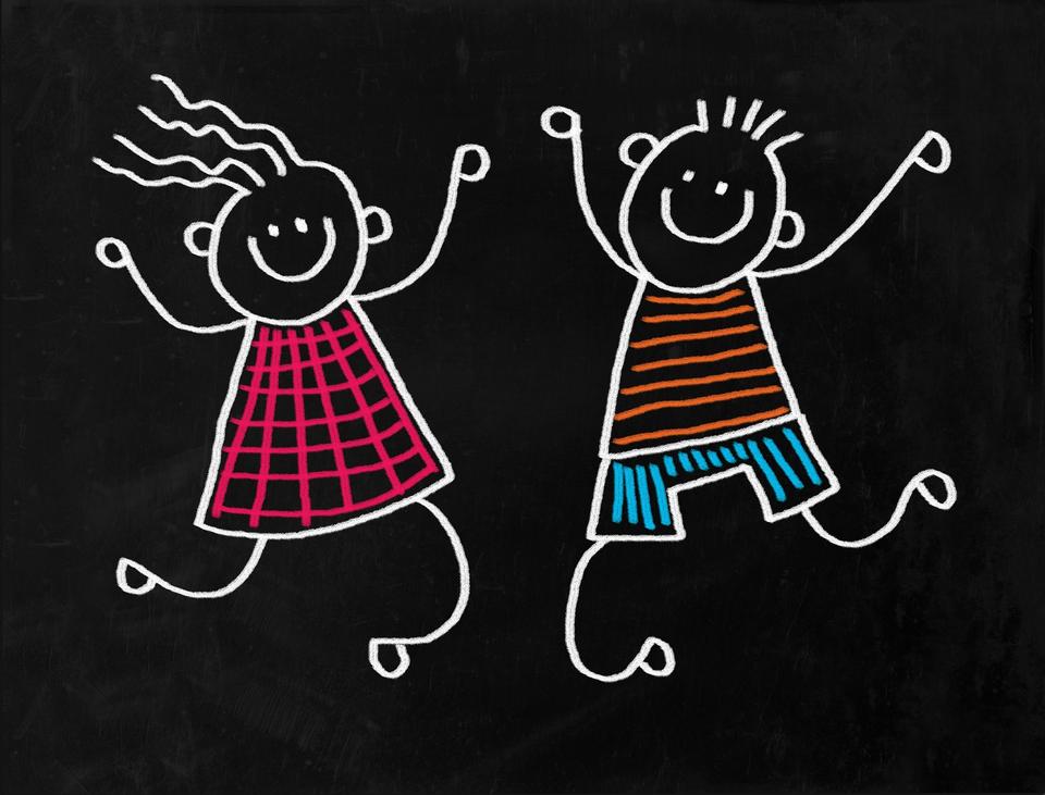 Free download high resolution image - free image free photo free stock image public domain picture  Happy smiling Kids Chalk on blackboard hand drawn doodle style,