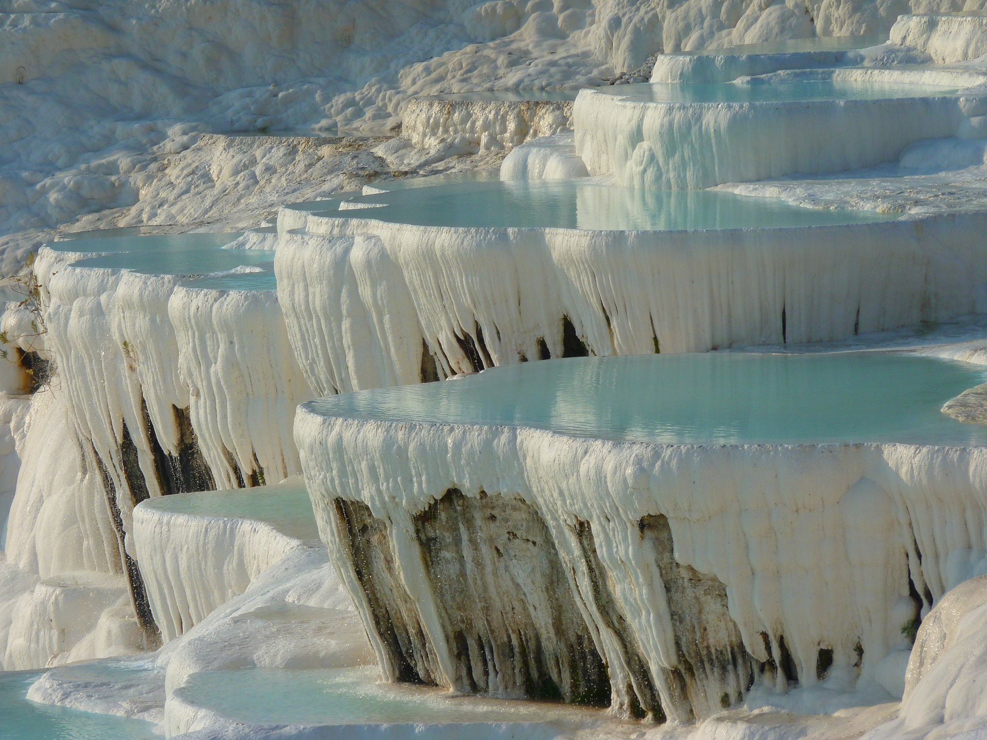 Free download high resolution image - free image free photo free stock image public domain picture -View of travertine pools and terraces.