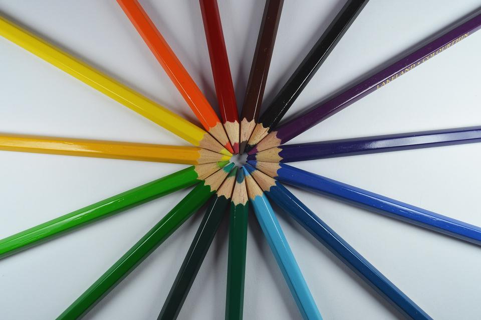 Free download high resolution image - free image free photo free stock image public domain picture  Many different colored pencils on white background