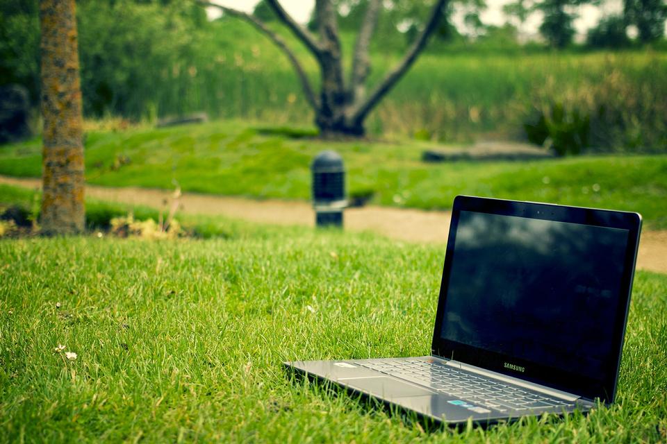 Free download high resolution image - free image free photo free stock image public domain picture  Notebook on the green field of spring grass