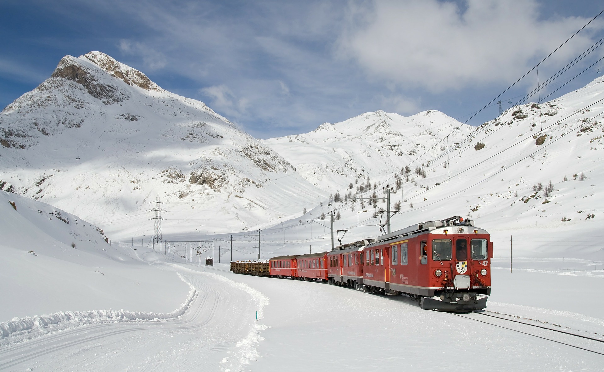 Free download high resolution image - free image free photo free stock image public domain picture -Old train with gray smoke and winter landscape with frozen forest