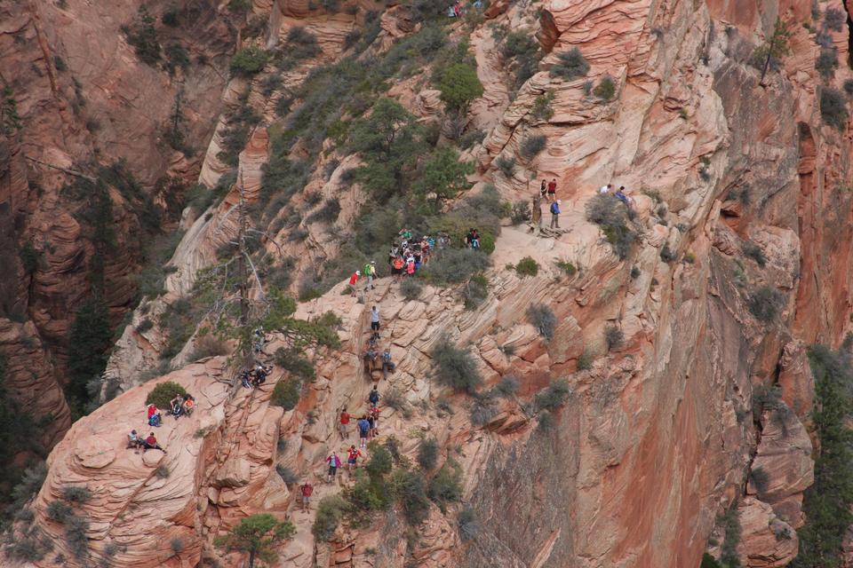 Free download high resolution image - free image free photo free stock image public domain picture  Path to Angels Landing in Zion national park