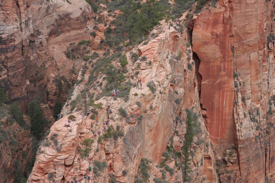 Free download high resolution image - free image free photo free stock image public domain picture  Path to Angels Landing in Zion national park