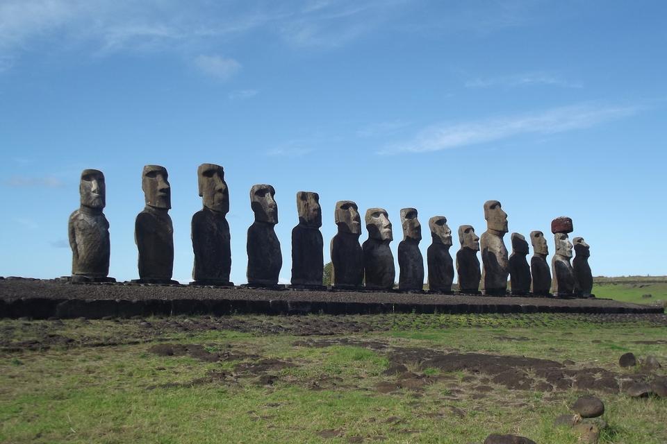 Free download high resolution image - free image free photo free stock image public domain picture  Moais in Ahu Tongariki, Easter island (Chile)