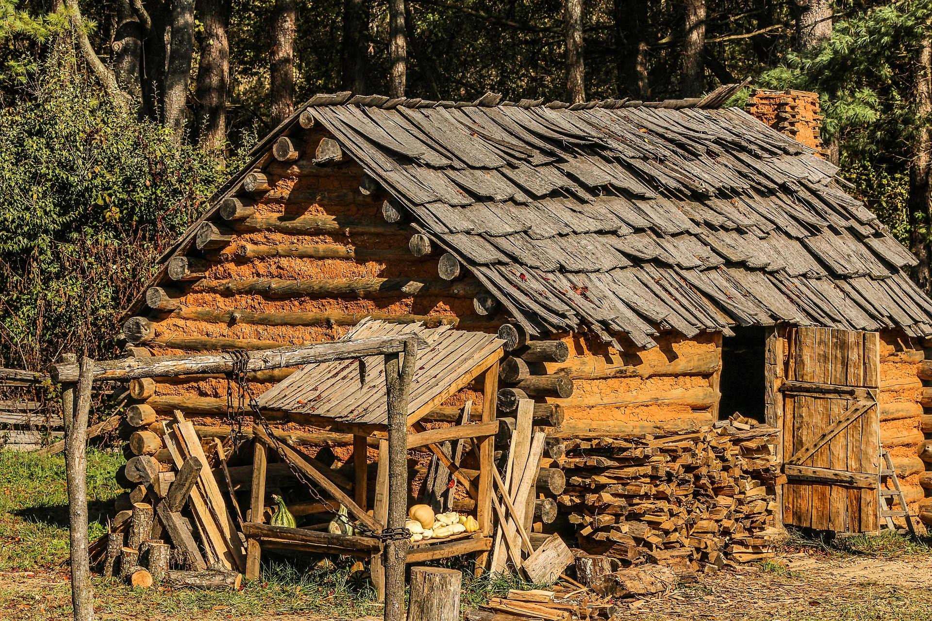 Free download high resolution image - free image free photo free stock image public domain picture -A log cabin in the woods.