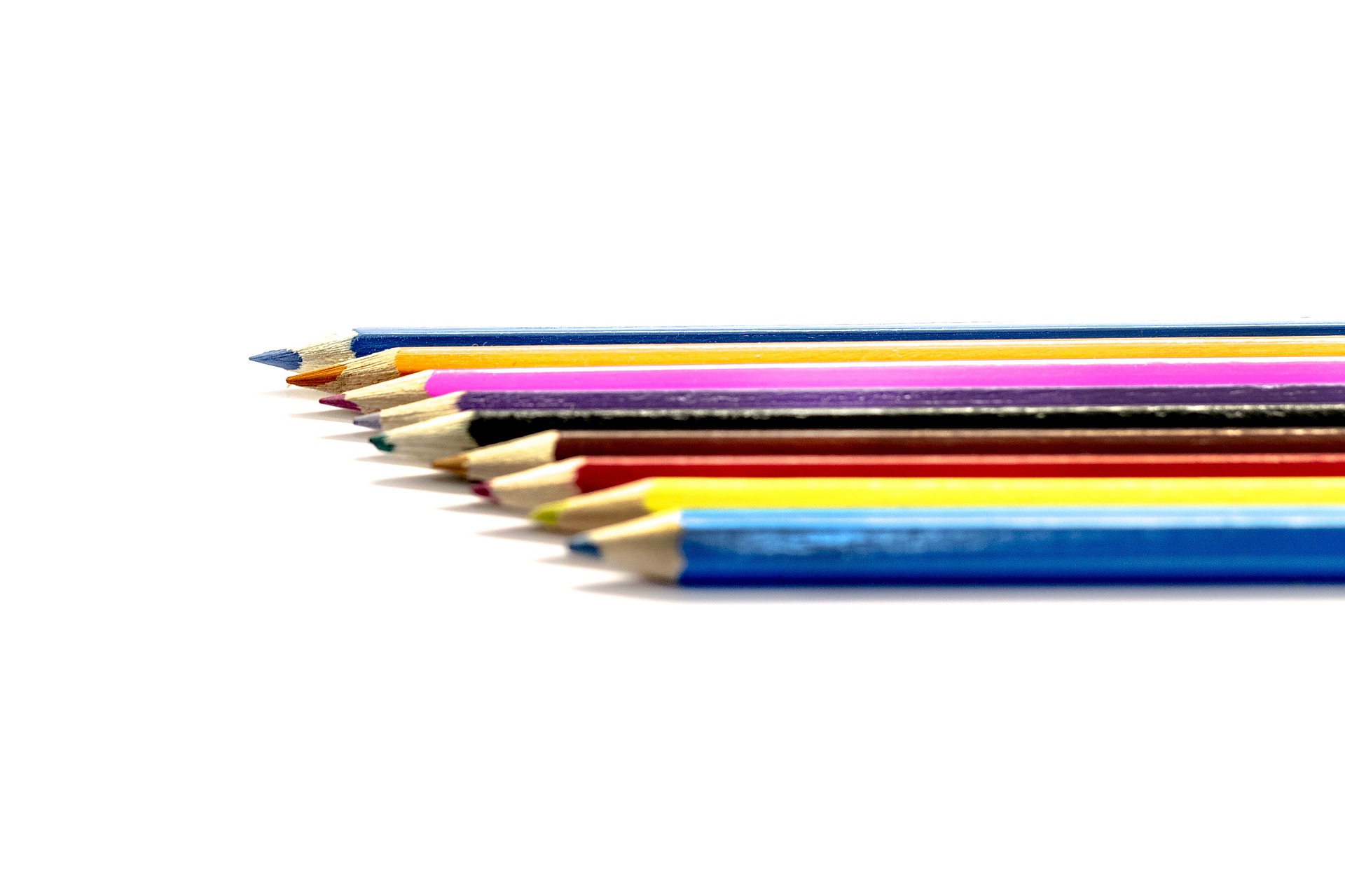 Free download high resolution image - free image free photo free stock image public domain picture -Color pencil with on whtie background,education frame concept.