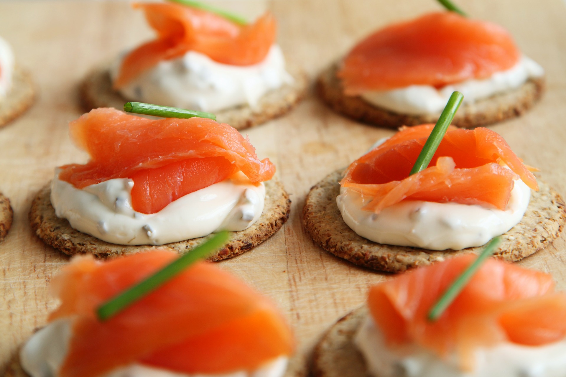 Free download high resolution image - free image free photo free stock image public domain picture -Canape with smoked salmon and cream cheese on plate