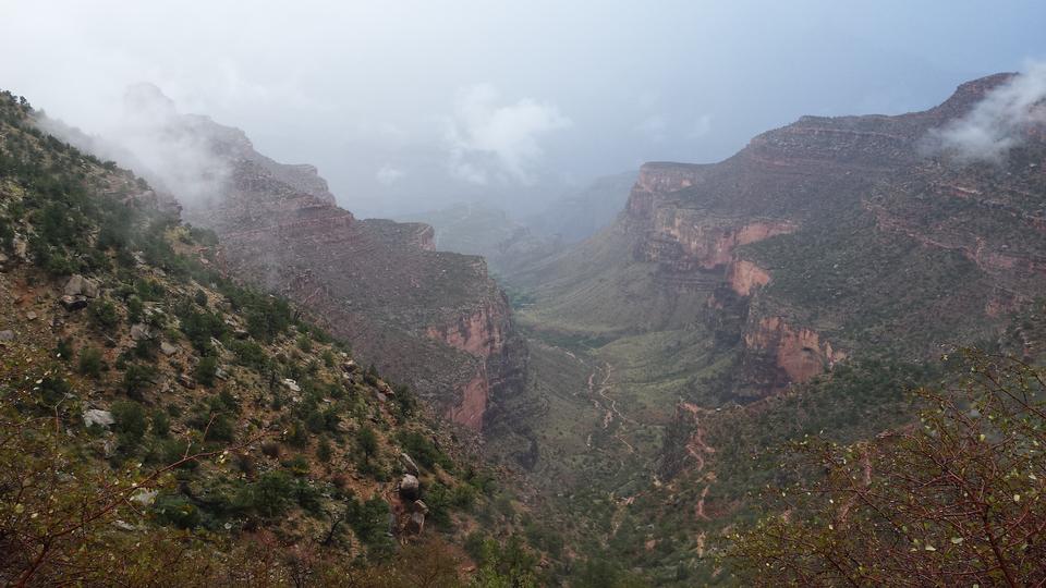 Free download high resolution image - free image free photo free stock image public domain picture  Bright Angel Trail winds into the Grand Canyon