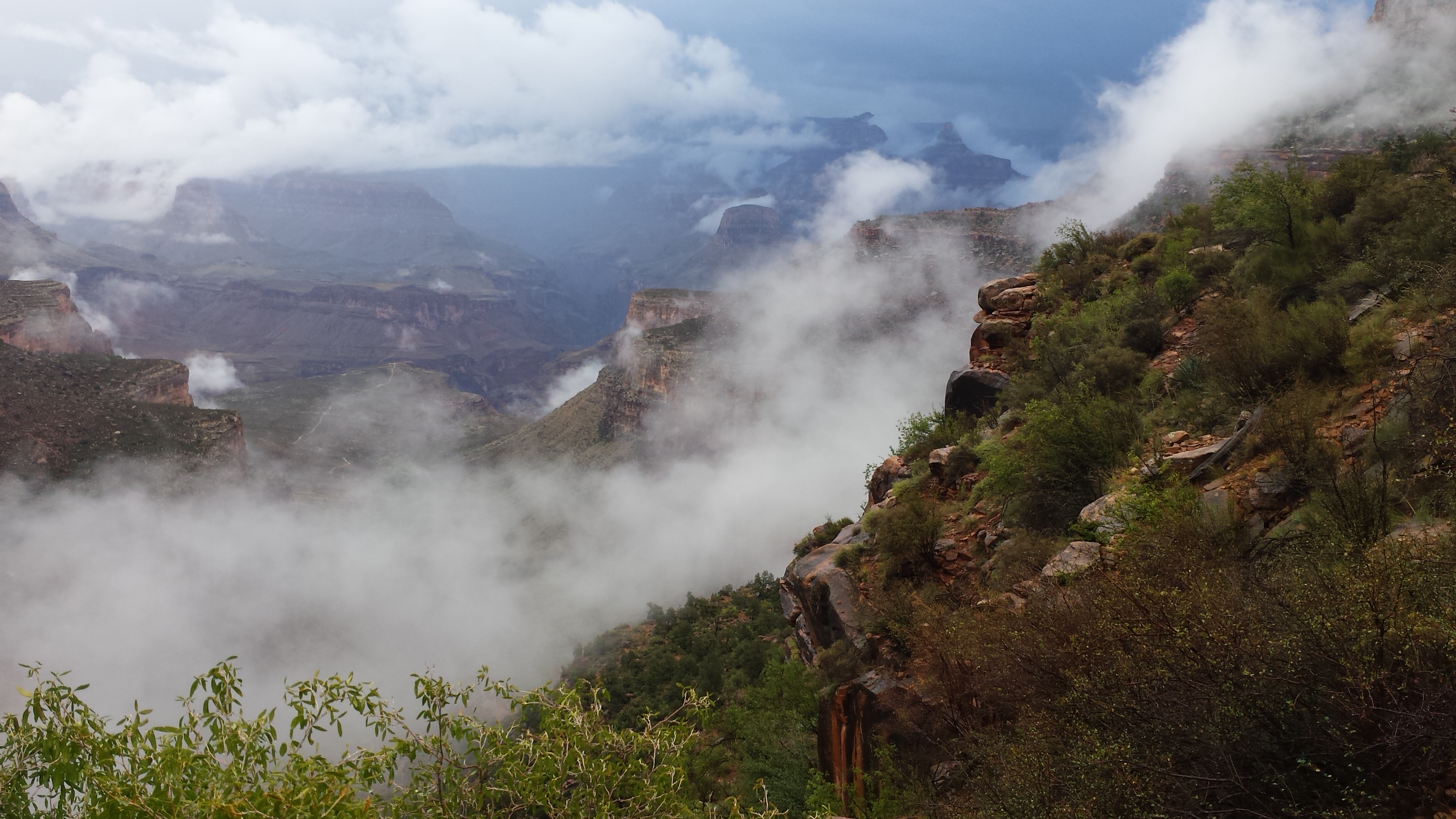 Free download high resolution image - free image free photo free stock image public domain picture -Bright Angel Trail winds into the Grand Canyon