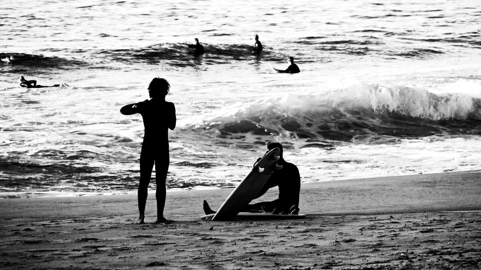 Free download high resolution image - free image free photo free stock image public domain picture  Couple of surfers walking on the ocean beach