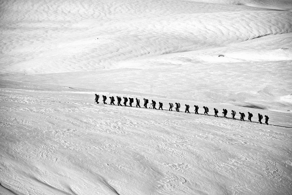 Free download high resolution image - free image free photo free stock image public domain picture  Trekking Hiking Group Alpine Line People