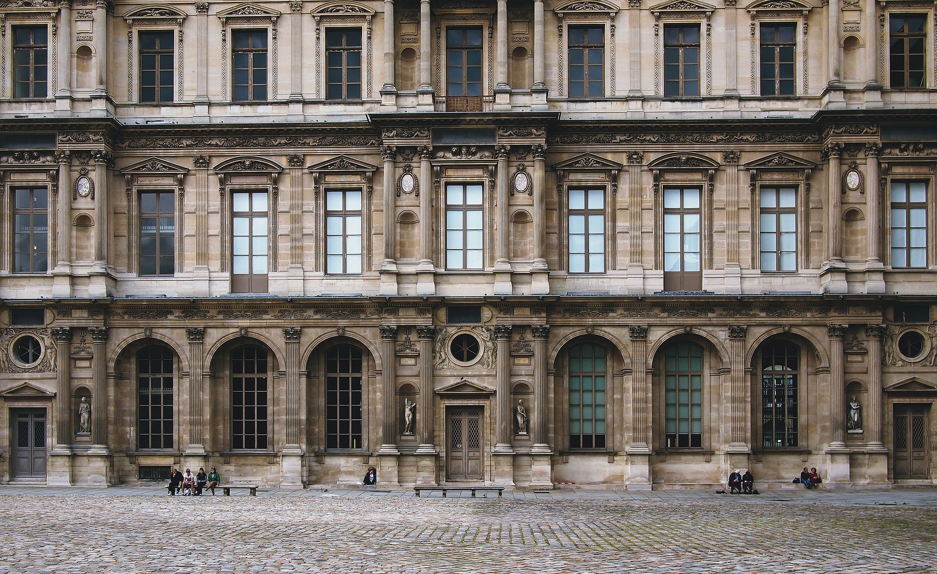 Free download high resolution image - free image free photo free stock image public domain picture -View fragments of Louvre buildings in Louvre Museum.