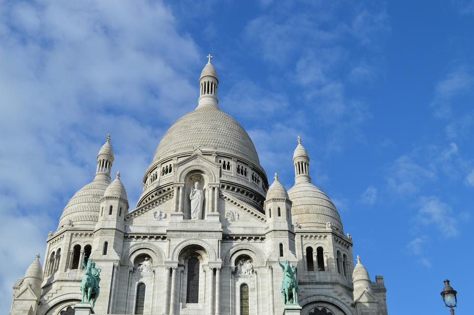 Free download high resolution image - free image free photo free stock image public domain picture  Summer view on basilica of the Sacred Heart of Jesus, Paris