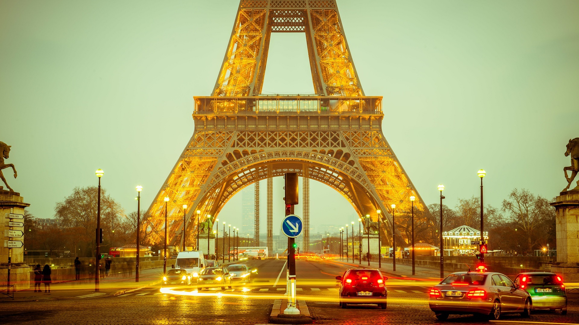 Free download high resolution image - free image free photo free stock image public domain picture -Eiffel Tower Long Exposure Lights Movement Twilight