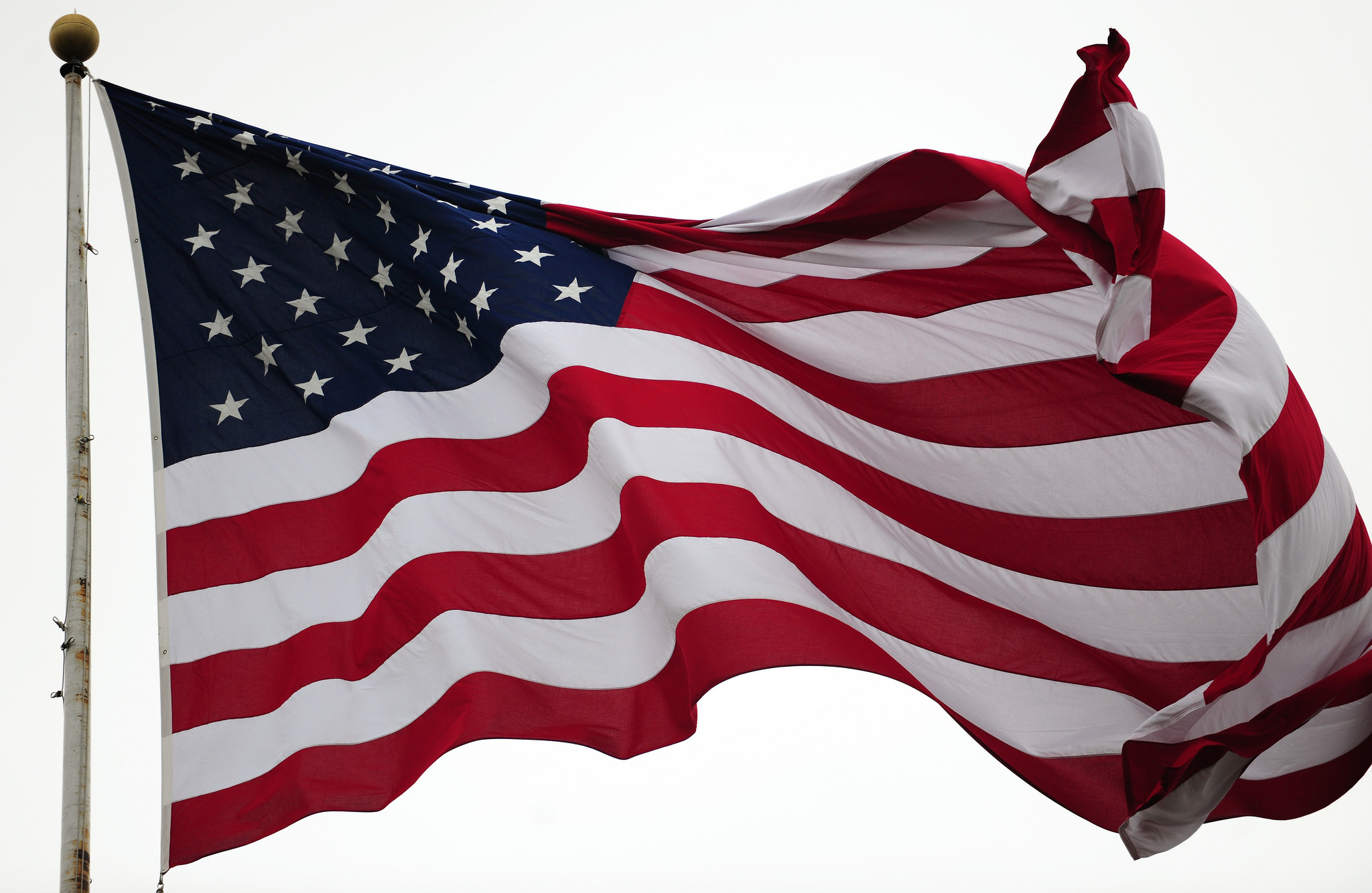 Free download high resolution image - free image free photo free stock image public domain picture -a waving USA flag. Blue sky background