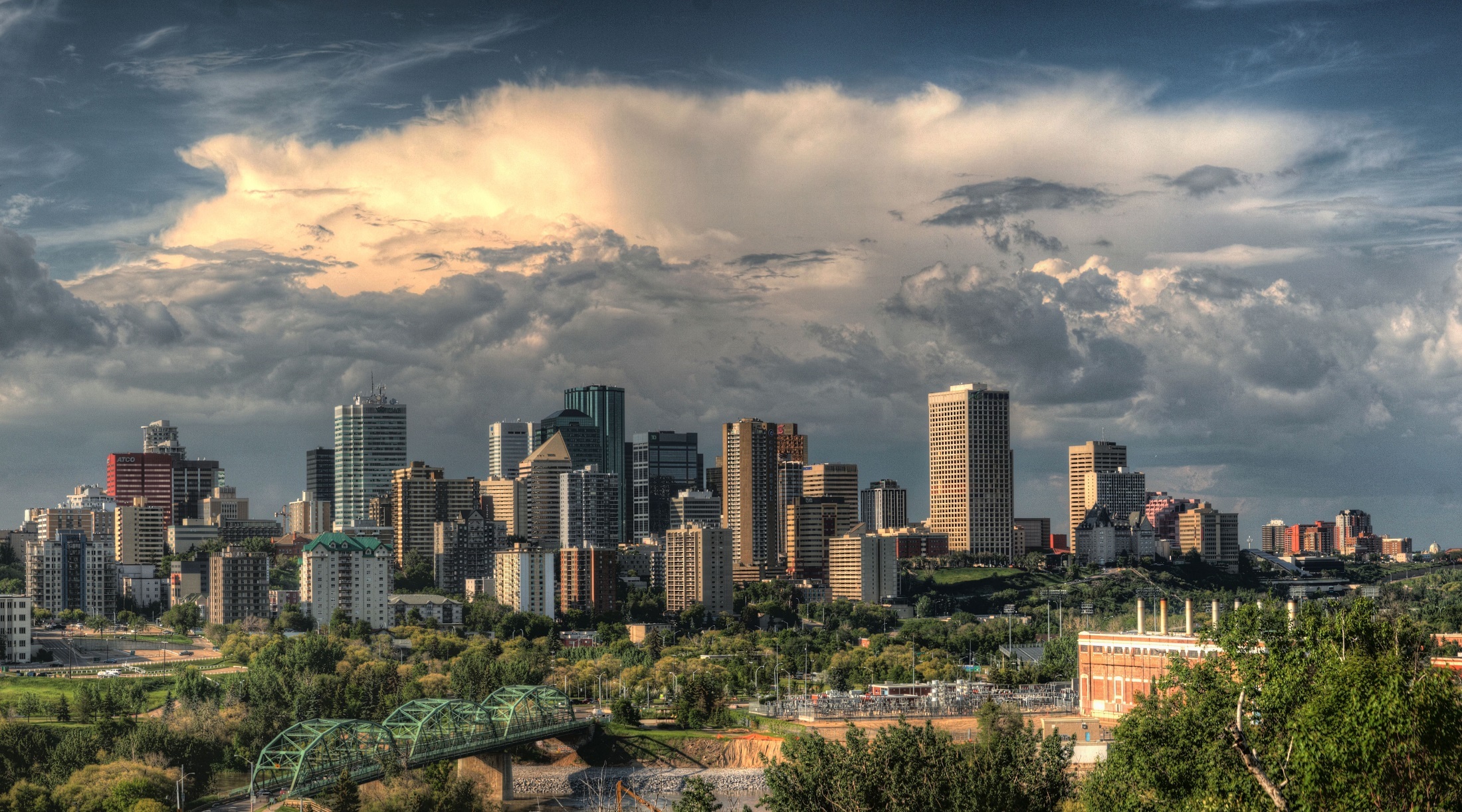 Free download high resolution image - free image free photo free stock image public domain picture -Toronto skyline over park with urban buildings and blue sky