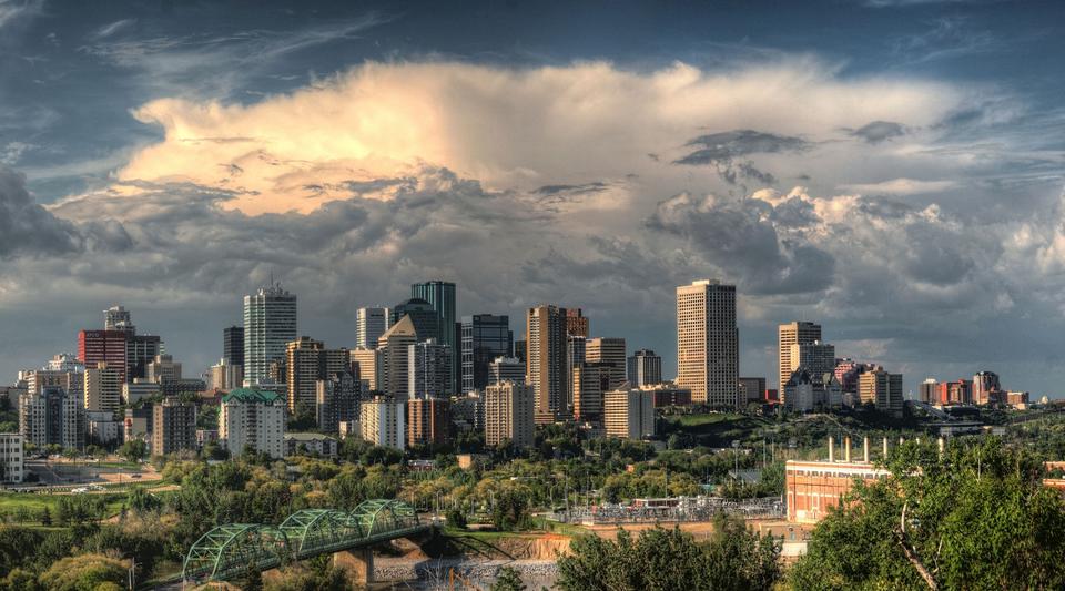 Free download high resolution image - free image free photo free stock image public domain picture  Toronto skyline over park with urban buildings and blue sky