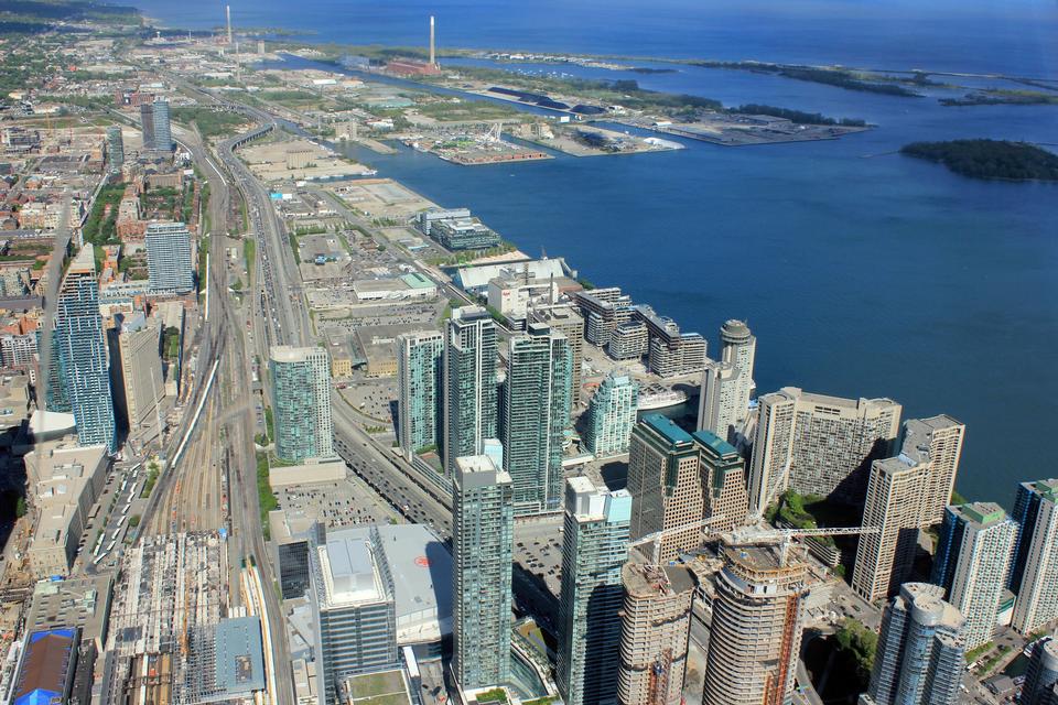 Free download high resolution image - free image free photo free stock image public domain picture  Downtown Toronto skyline with the Financial District skyscrapers