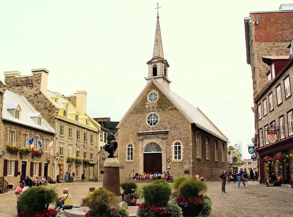 Free download high resolution image - free image free photo free stock image public domain picture  Notre Dame des Victoires in Quebec City.