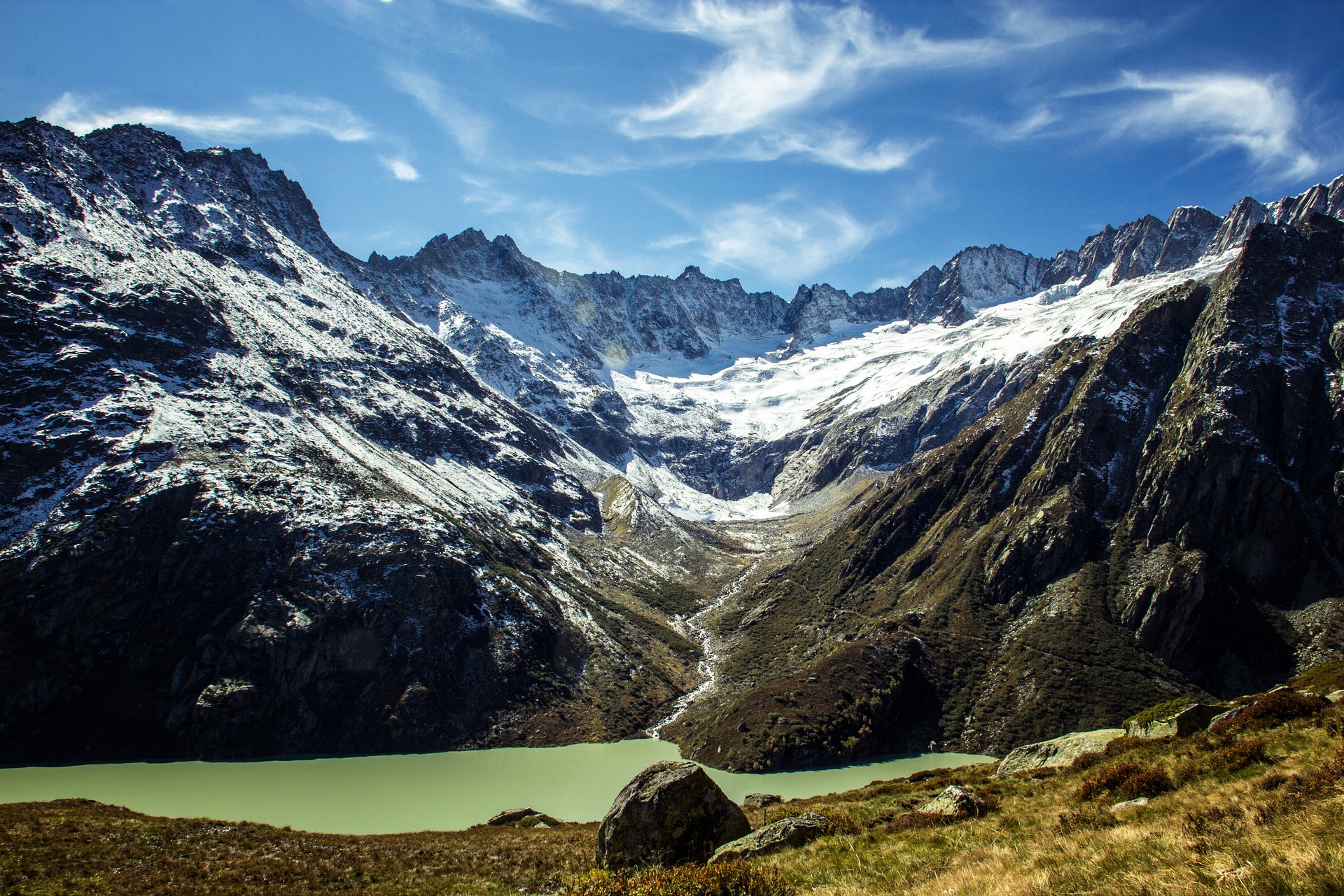 Free download high resolution image - free image free photo free stock image public domain picture -Switzerland Ensign Alp Lake Mountains Landscape