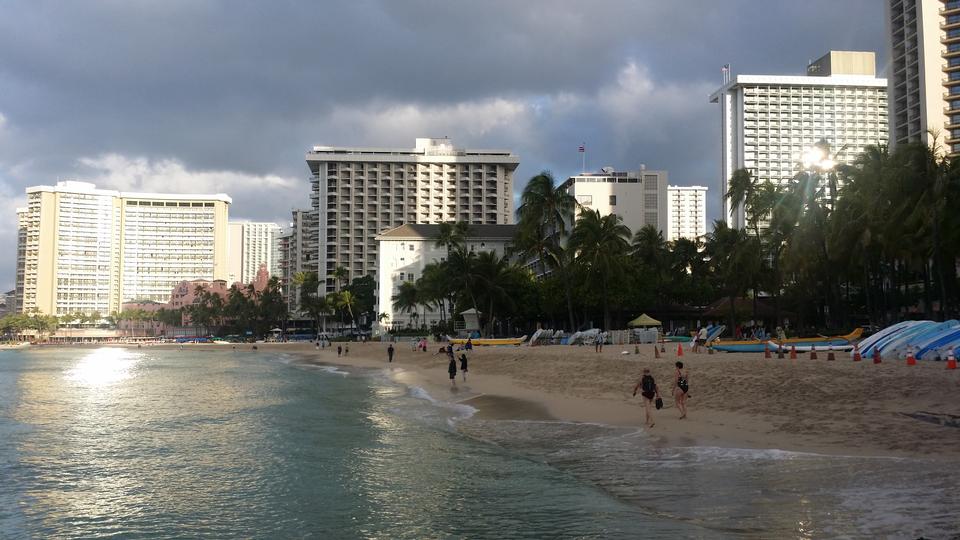 Free download high resolution image - free image free photo free stock image public domain picture  Honolulu, Hawaii. Waikiki beach and Honolulu's skyline