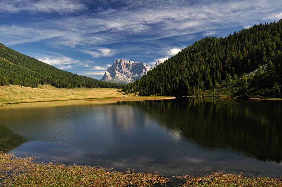 Free download high resolution image - free image free photo free stock image public domain picture  Dolomites Mountain Bergsee Alpine Nature Clouds