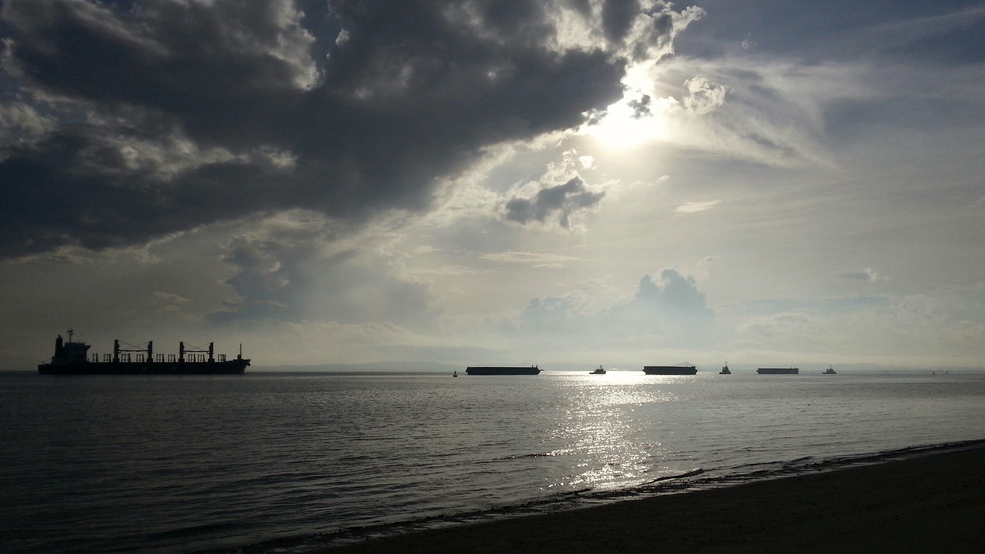 Free download high resolution image - free image free photo free stock image public domain picture -Silhouette of the cargo ship over the sunrise