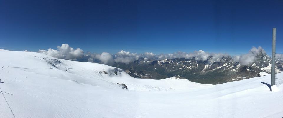 Free download high resolution image - free image free photo free stock image public domain picture  Panoramic view of Matterhorn on a clear sunny winter day, Zermatt