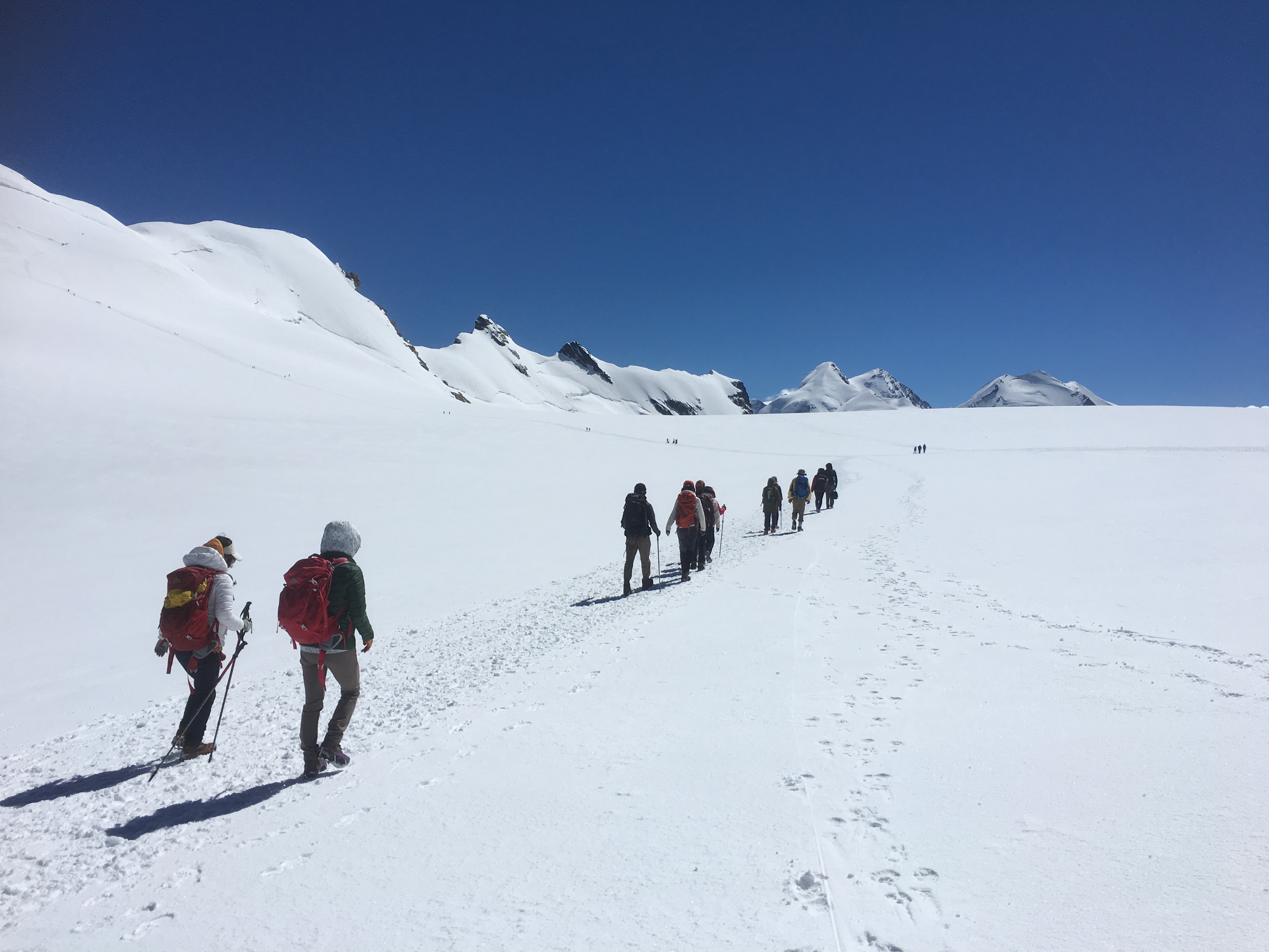 Free download high resolution image - free image free photo free stock image public domain picture -hikers team in the mountains. Matterhorn. Swiss Alps