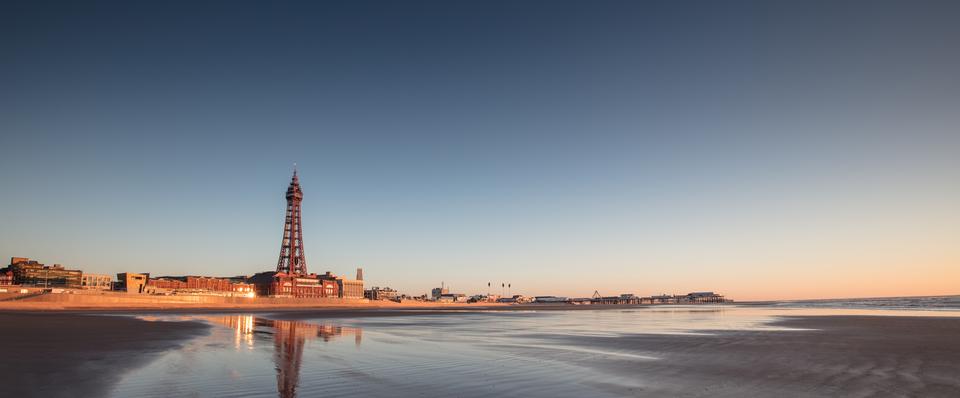 Free download high resolution image - free image free photo free stock image public domain picture  Magical sunset at low tide in the Irish Sea in Blackpool