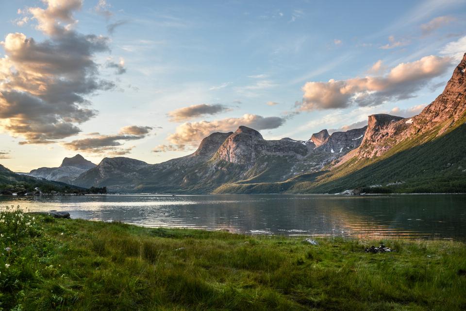 Free download high resolution image - free image free photo free stock image public domain picture  Mountain and Lake at Sunset