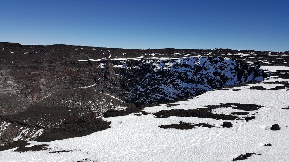 Free download high resolution image - free image free photo free stock image public domain picture  Slope of Mauna Kea; ranger station visible among the craters