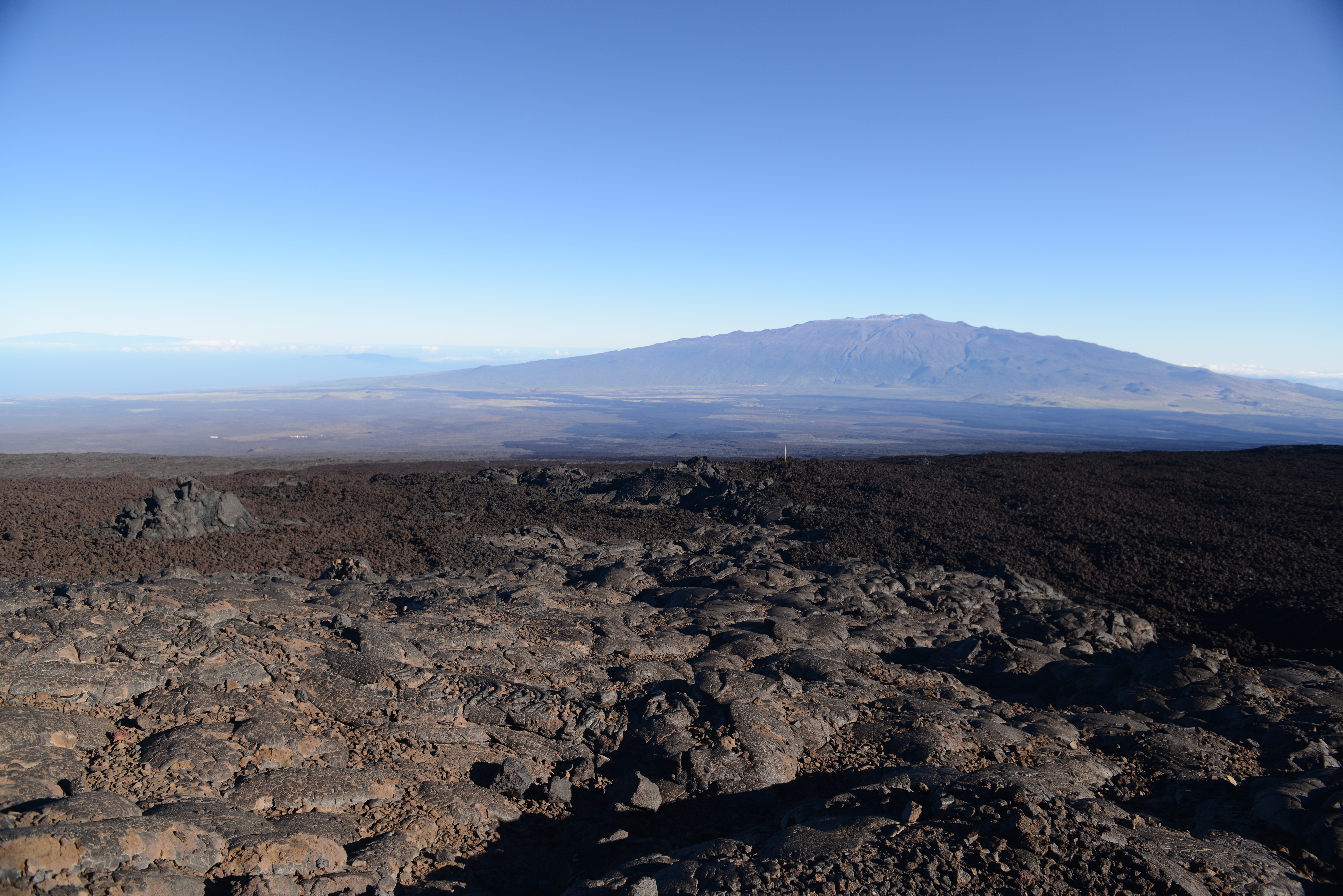 Free download high resolution image - free image free photo free stock image public domain picture -Slope of Mauna Kea; ranger station visible among the craters