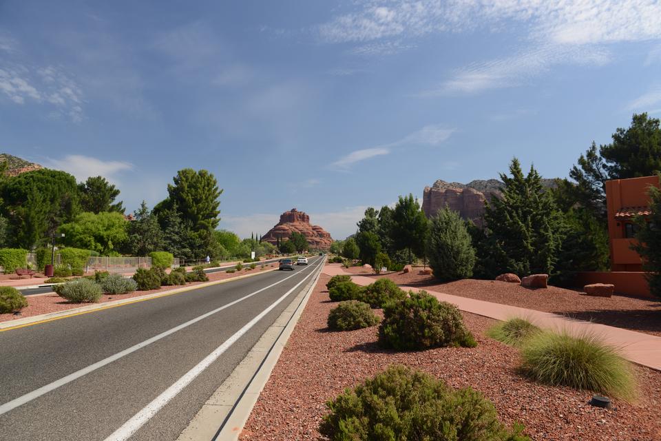 Free download high resolution image - free image free photo free stock image public domain picture  Scenic view of the Bell Rock from the highway near Sedona